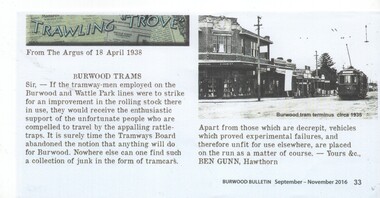 "Burwood Trams"