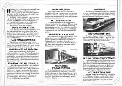 "New Directions in Transport" - pamphlet