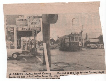 Bakers Road tram terminus