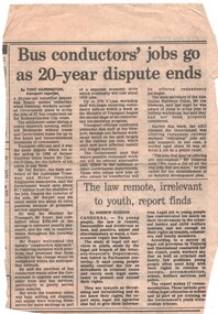 "Bus conductors' jobs to go as 20-year dispute ends"