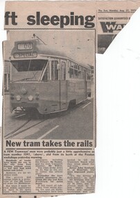 "New Tram takes the rails"