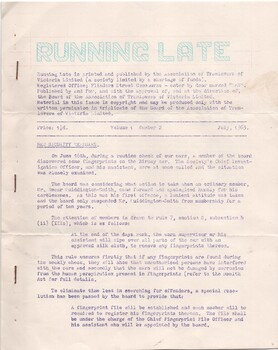 "Running Late"
