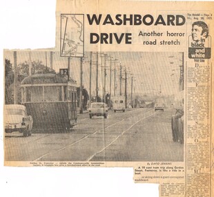 "Washboard Drive - Another horror road stretch"