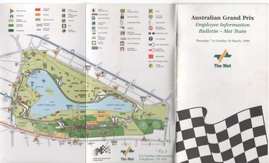 "Australian Grand Prix - Employee Information Bulletin - Met Tram"