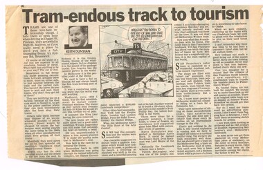"Tram-endous track to tourism"