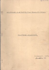 "MMTB Telephone Directory - February 1979"