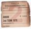 "Scholars' Concession Ticket - Junior 2nd Term 1975"