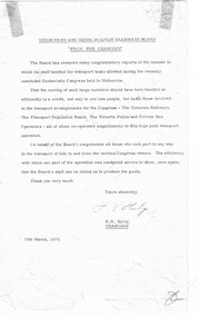 "From the Chairman"