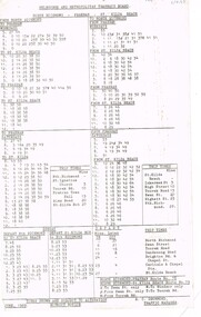 Set of 13 Timetables MMTB
