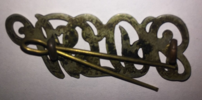 MTOCo lapel badge rear