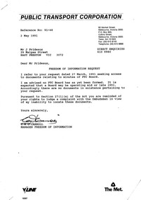 "Freedom of Information Request"