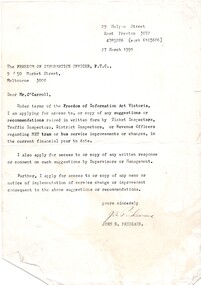 "Freedom of Information Requests", "Headway Reports"