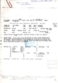 "Ops Control Incident Reports"