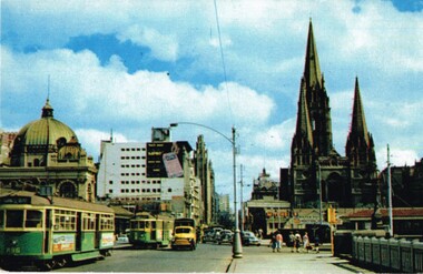 Princes Bridge with Flinders St Station