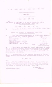 "Notice Papers for 'The Melbourne Tramways Trust' meetings"