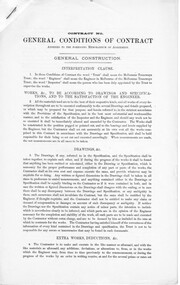 "General Conditions of Contract" - cable trams