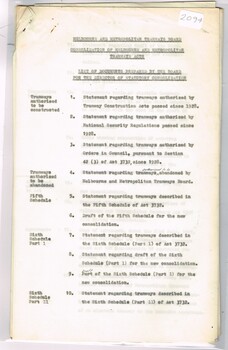 "Consolidation of Melbourne and Metropolitan Tramway Acts"