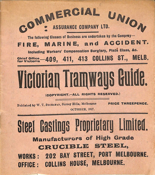 "Victorian Tramways Guide - October 1917"
