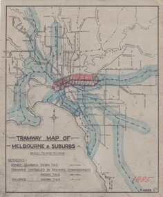 "Tramway Map of Melbourne & Suburbs"