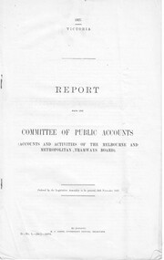 Report from the Committee of Public Accounts MMTB
