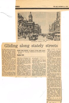 "Gliding along stately streets", "Mind the Curve", "Hold tight for the curves"