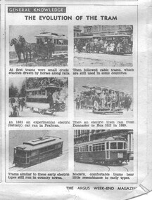 The evolution of the tram