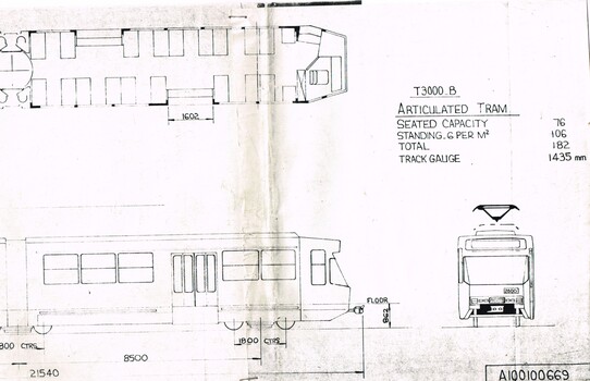 "T3000-B Articulated Tram"
