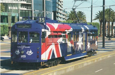 Melbourne trams W6 909,