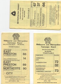 "MMTB Tram Timetables"