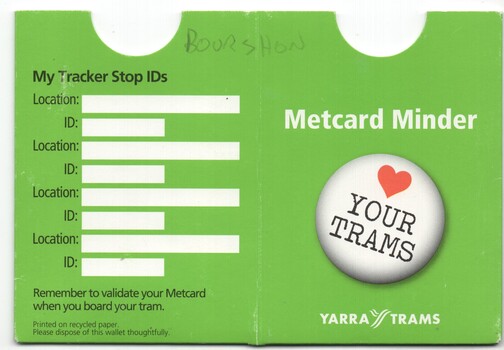 "Metcard Minder"