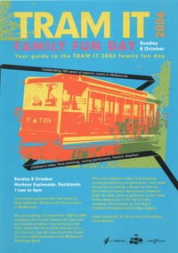 "Tram It 2006 - Family Fun Day - Sunday 8 October - your guide to the Tram It family fun day"