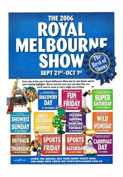 "The 2006 Royal Melbourne Show"