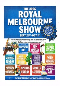 "The 2006 Royal Melbourne Show"
