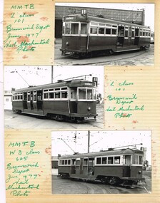 Melbourne L and W3 class trams.