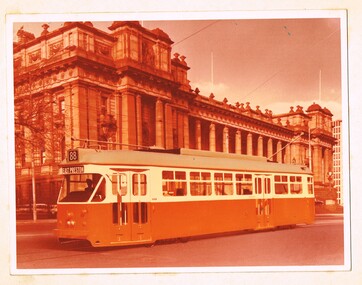 Photograph - Colour photograph - mounted, Melbourne & Metropolitan Tramways Board (MMTB), c1973