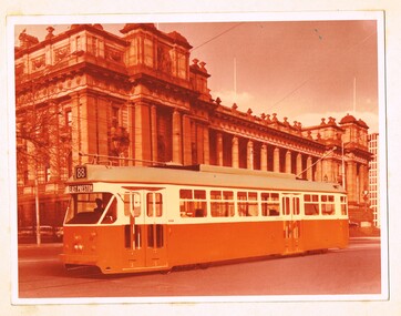 Photograph - Colour photograph - mounted, Melbourne & Metropolitan Tramways Board (MMTB), c1973