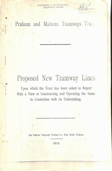 Proposed New Tramway Lines