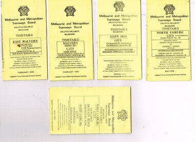 "MMTB Tram Timetables"