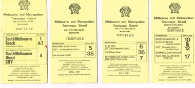"MMTB Tram Timetables"