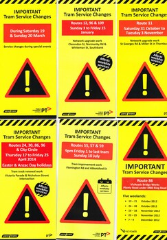 "Important Tram Service Changes"