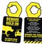 "Beware of Sudden Stops Hold on" "Drivers Beware"
