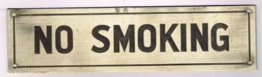 "NO SMOKING"