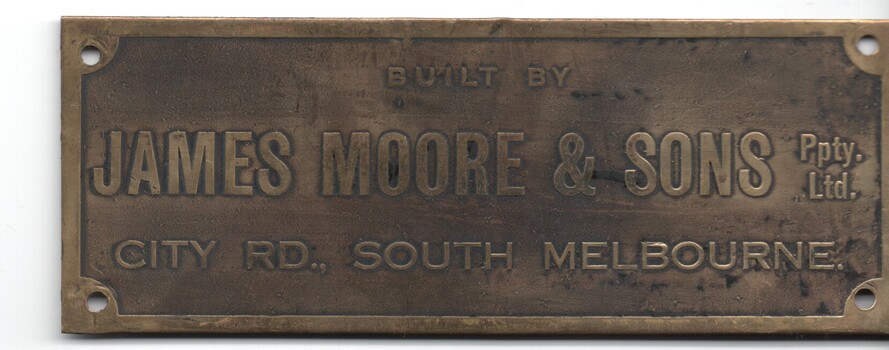 "Built by JAMES MOORE 7 SONS Ppty Ltd.