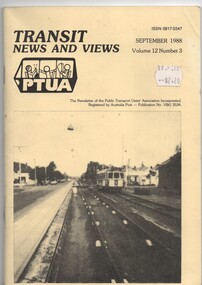 "Transit News and Views - September 1988 - Vol 12, Number 3"