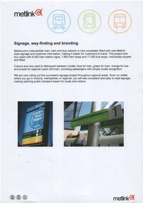 "Signage, way-finding and branding"