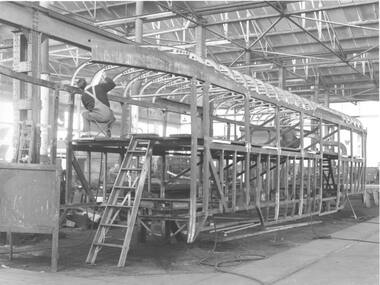 Photograph - Set of 3 Black & White Photograph/s, Melbourne & Metropolitan Tramways Board (MMTB), c1973