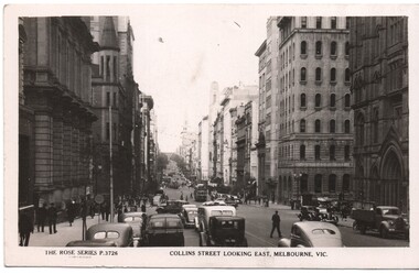 "Collins St Looking East, Melbourne Vic"