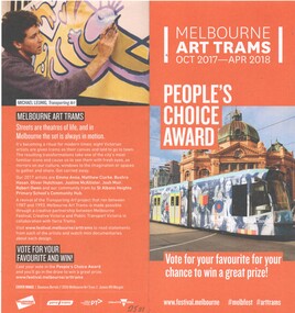 "Melbourne Art Trams - Oct 2017 - Apr 2018"