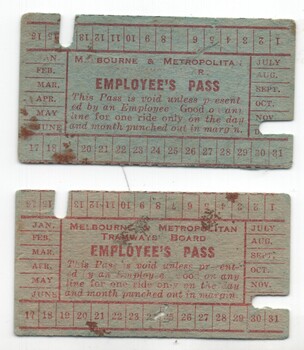 "Employee's Pass"