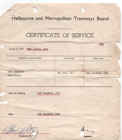 "Certificate of Service"